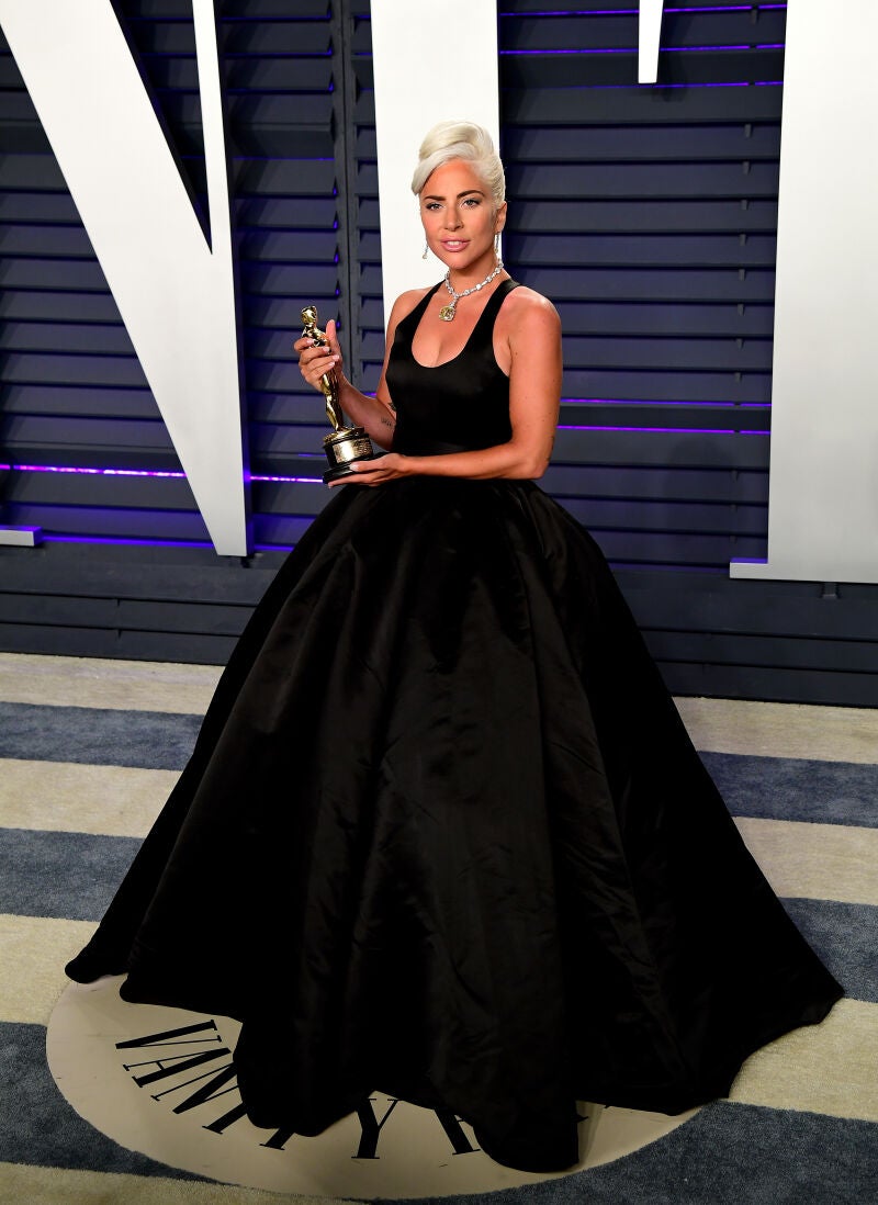 Lady Gaga en los Premios Oscar 2019.