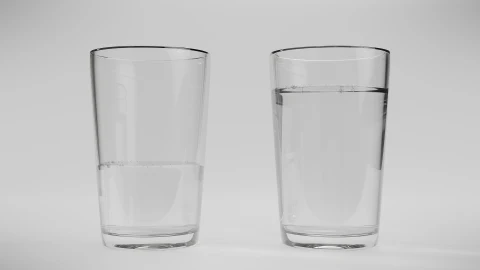 Vaso medio lleno o vacío