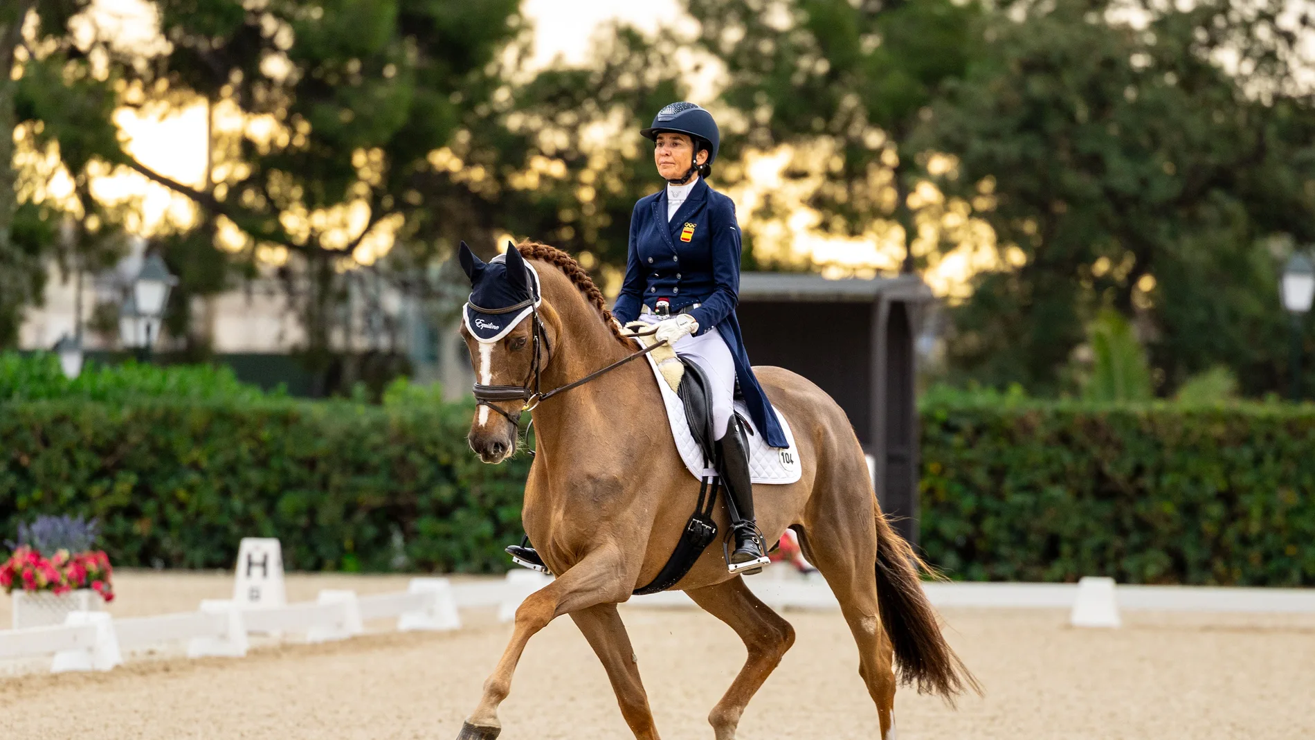 Beatriz Ferrer-Salat, en plena competición