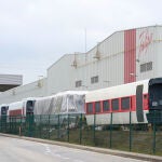 Trabajadores de Talgo en Rivabellosa exigen el cobro de la partida variable de su sueldo