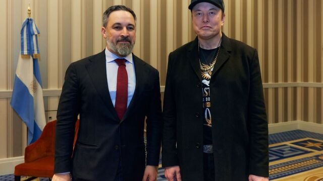 El Presidente De Vox, Santiago Abascal, Ha Mantenido Un Encuentro Con El Magnate Elon Musk En Washington, En El Contexto De La 'Conservative Party Action Conference' (CPAC), La Cumbre De Conservadores En Estados Unidos