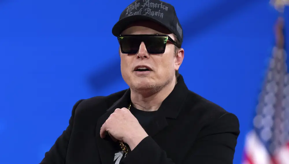 Elon Musk speaks at the Conservative Political Action Conference, CPAC, at the Gaylord National Resort & Convention Center
