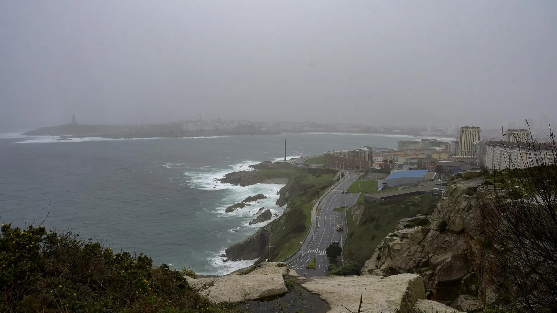 Vimianzo (A Coruña) y Muras (Lugo) registran vientos que superan los 120 km/h