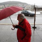 Las lluvias atravesarán mañana la Península, con siete provincias en aviso por olas y Galicia en nivel naranja