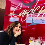 Isabel Díaz Ayuso con jersey de punto.