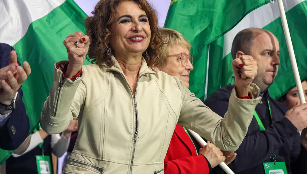 María Jesús Montero, en el XV Congreso socialista