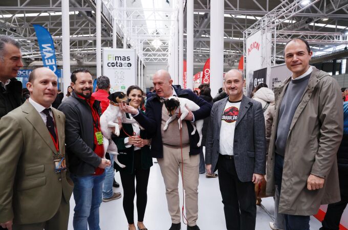 Carnero durante su visita a la Feria Fimascota