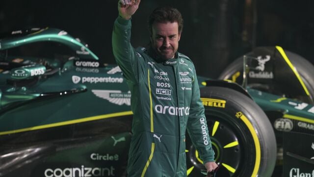 Fernando Alonso, en la presentación de la temporada 2025 de F1 en Londres