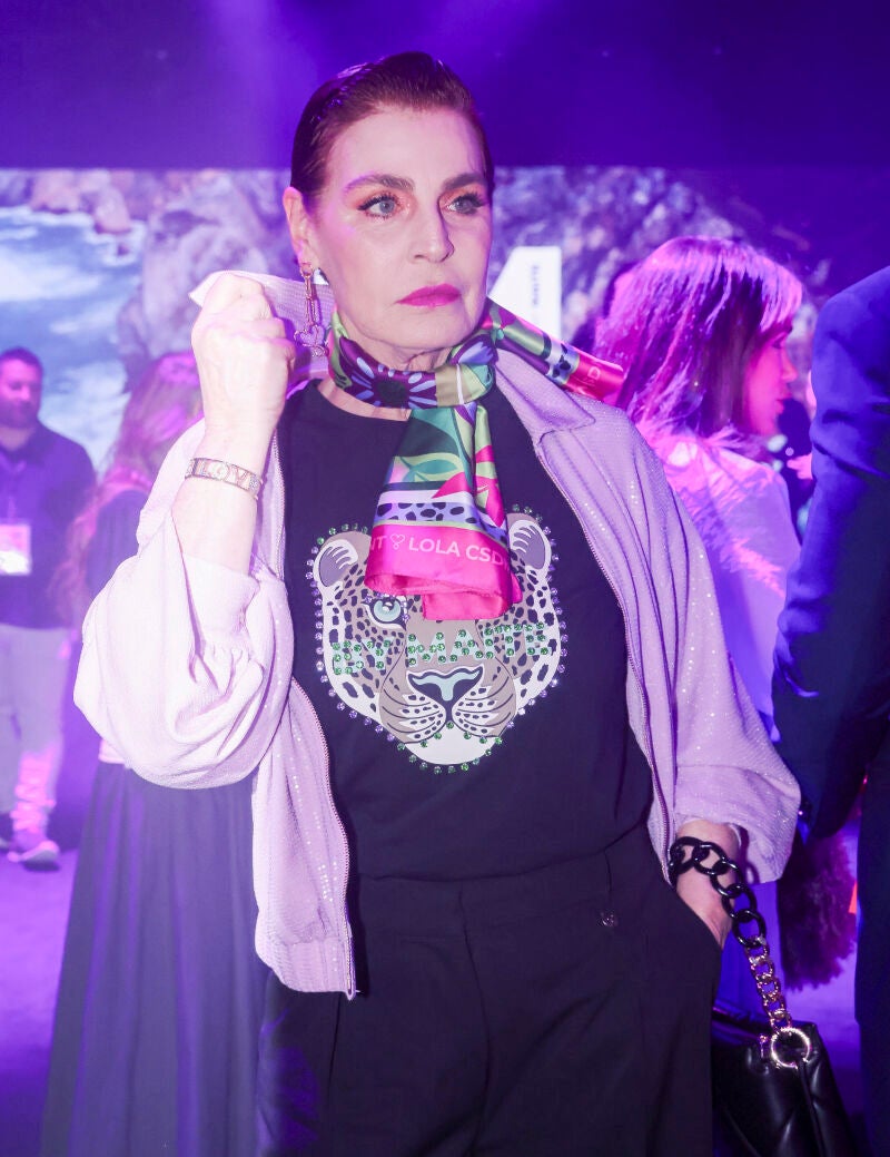 Antonia Dell'Atte en el desfile de Lola Casademunt by Maite en MBFWM.