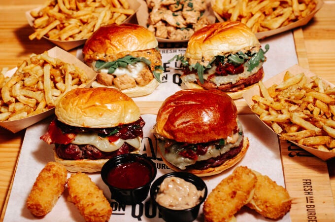 Surtido de productos Ham! Fresh Burger