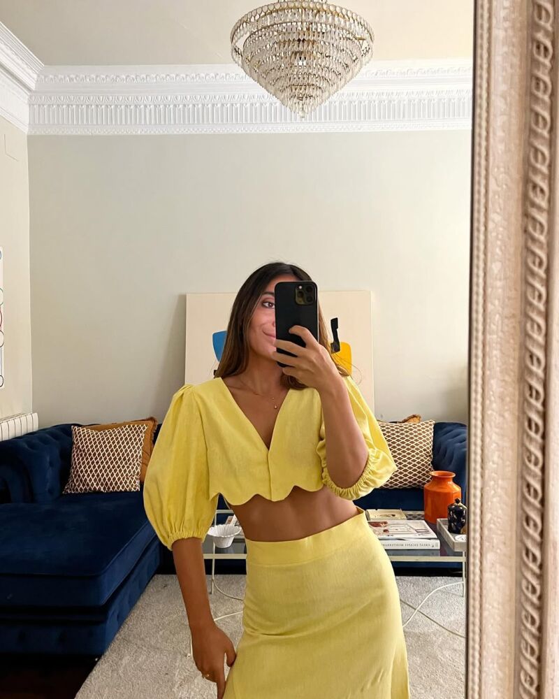 Looks con el color mantequilla.