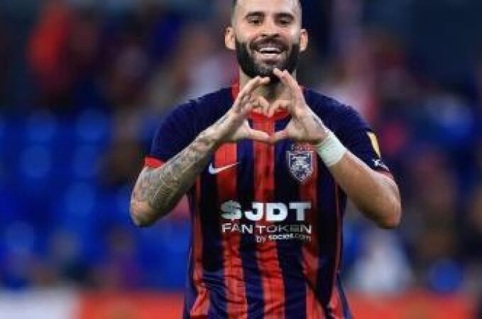 Jesé Rodríguez con el Johor FC