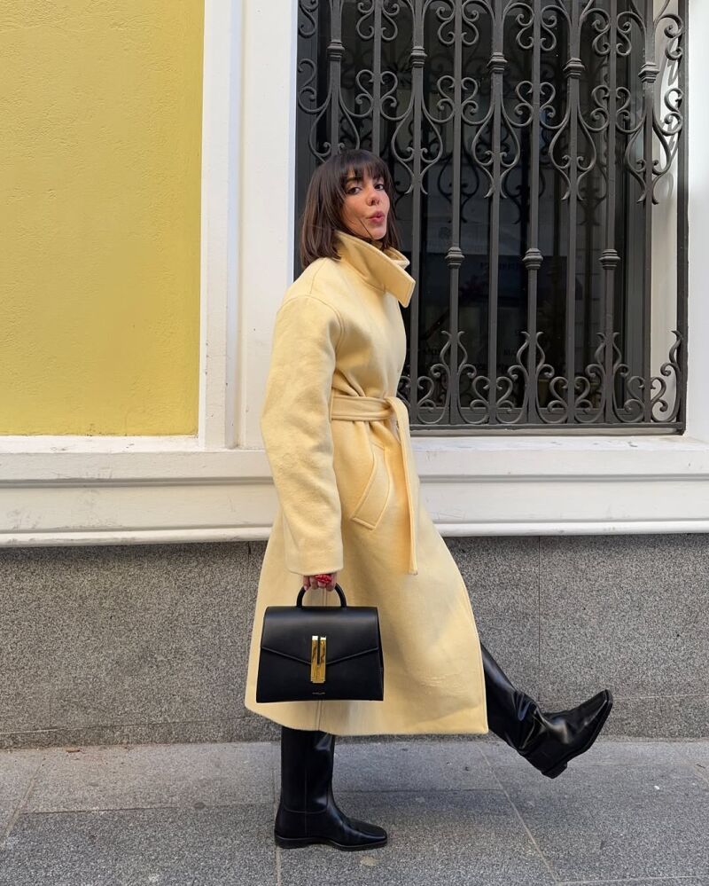 Looks con color mantequilla.