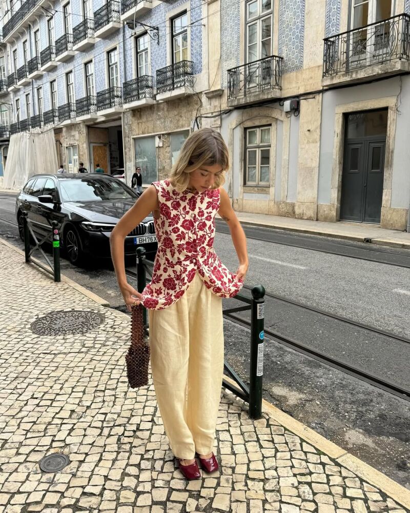 Looks con color mantequilla.