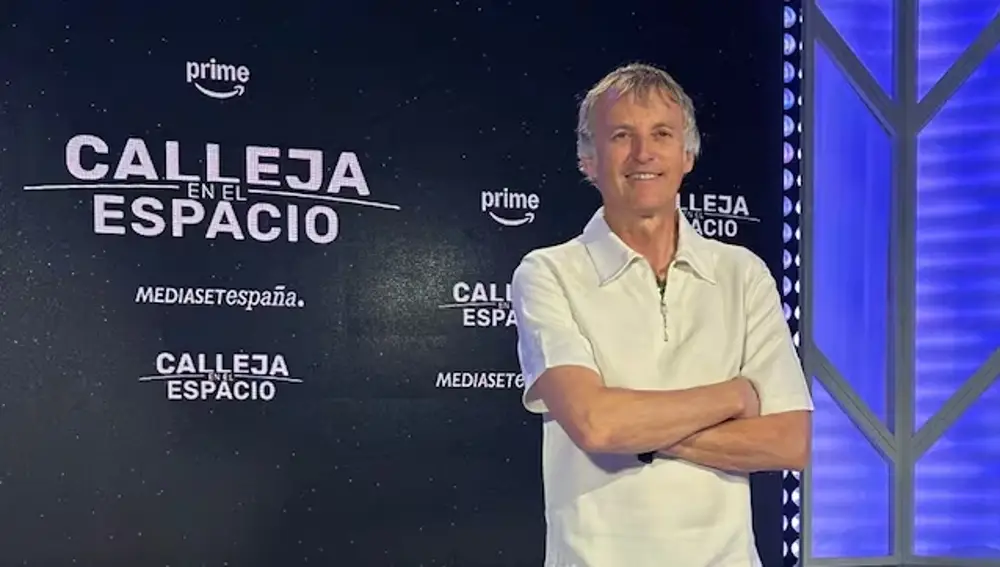 Jesús Calleja en su misión al espacio.