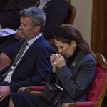 Federico X y Mary de Dinamarca en los actos por el aniversario de la invasión rusa a Ucrania