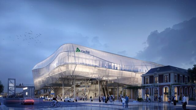 Imagen de la futura estación de tren de Valladolid Campo Grande