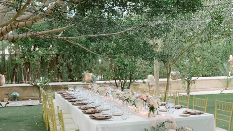 Detalle flores boda primavera.