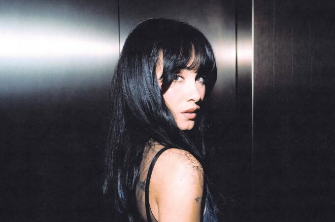 Aitana en la semana de la moda de Milán. 