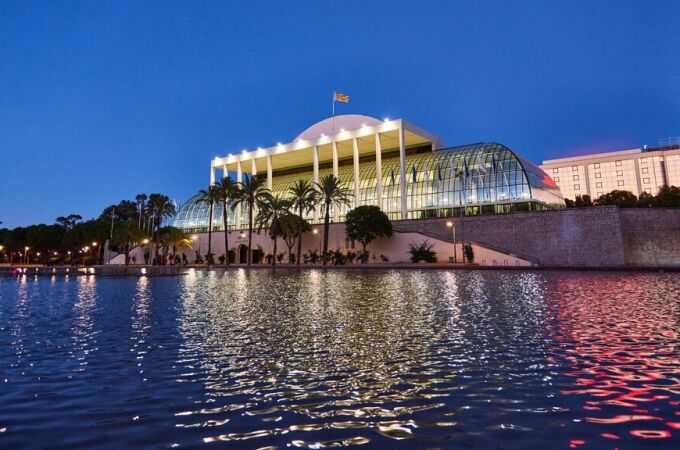 Imagen del recinto del Palau de la Música de Valencia