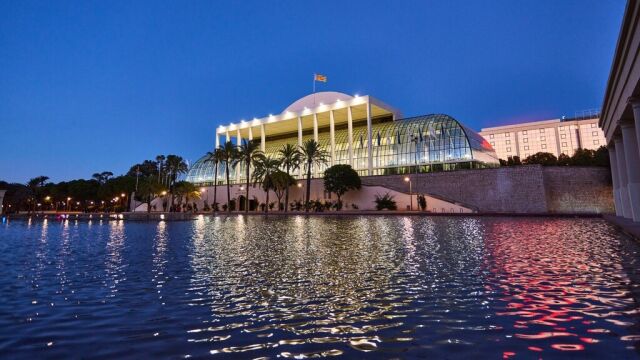Imagen del recinto del Palau de la Música de Valencia