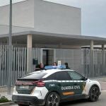 Guardia Civil en Yátova tras el aviso de bomba