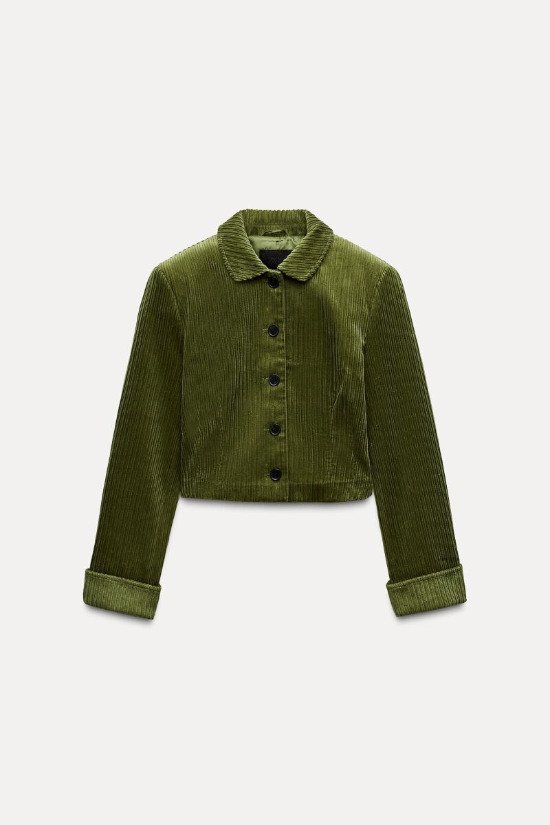 Chaqueta corta pana