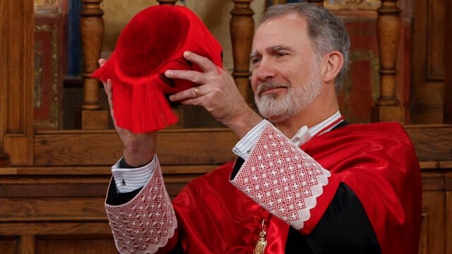 El rey Felipe VI investido como doctor honoris causa por la Universidad de Alcalá de Henares