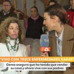 Gema en su intervención en 'Mañaneros'