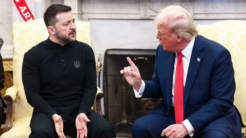 Medvedev se jacta de la tensa discusión entre Trump y Zelenski: "El cerdo insolente fue abofeteado"