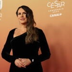 Karla Sofia Gascon poses before the 50th edition of the Cesar Film Awards ceremony at the Olympia venue in Paris