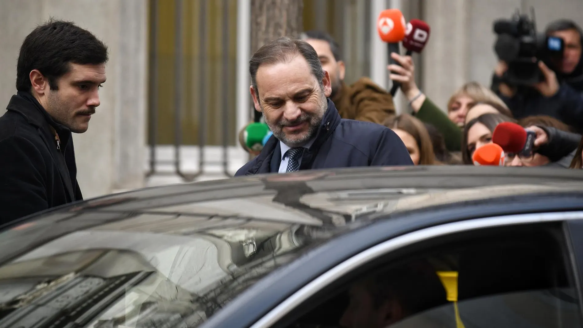 El exministro José Luis Ábalos tras declarar en el Tribunal Supremo como investigado en el "caso Koldo"