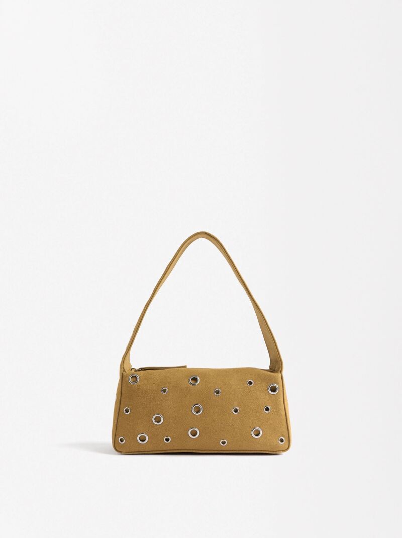 Bolso de efecto ante.