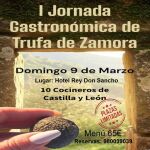 Cartel de la I Jornada de la Trufa de Zamora