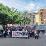 Imagen de una de las protestas en Denia contra los deslindes previstos en la Ley de Costas