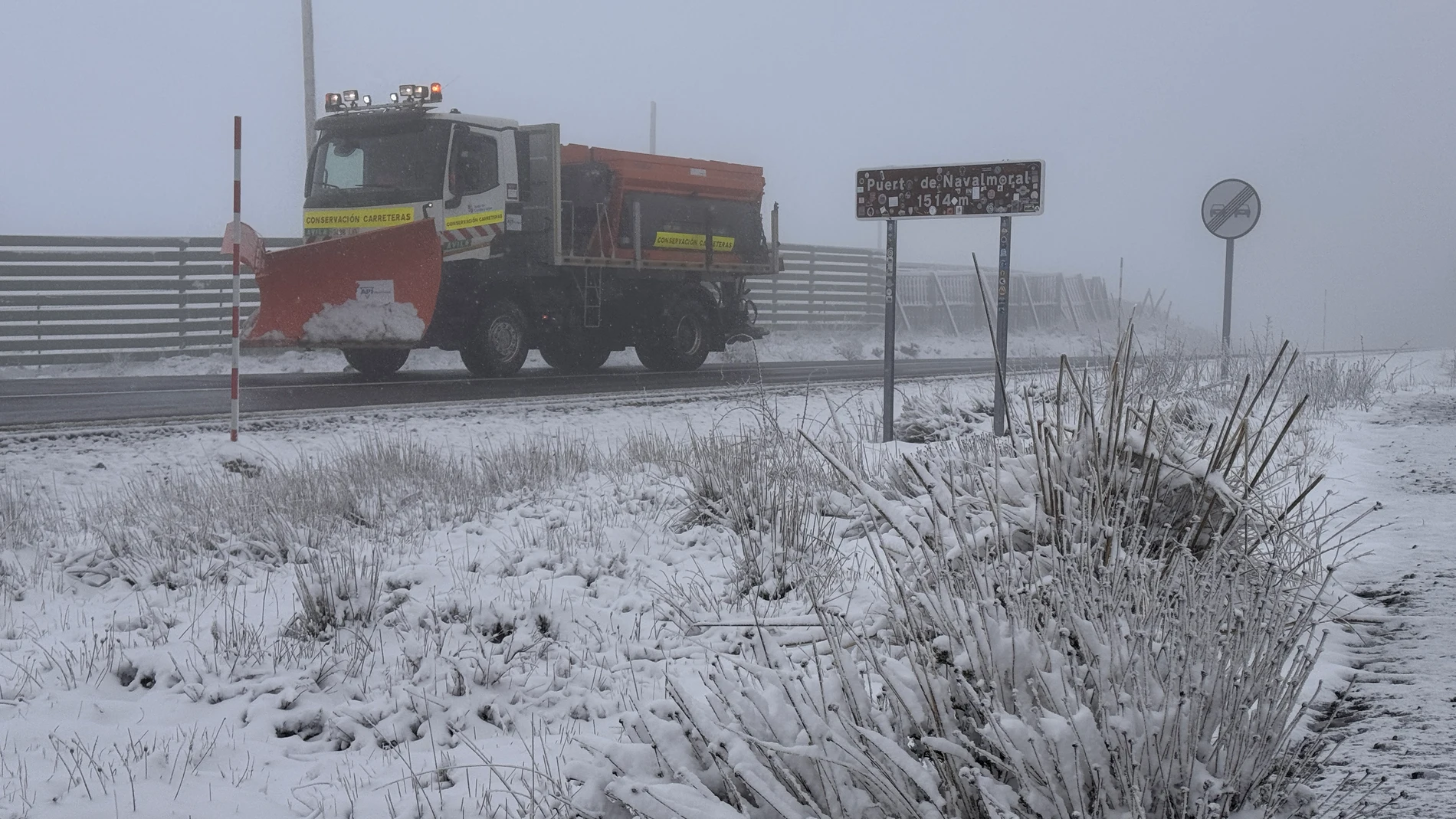 Nieve en la provincia de Ávila