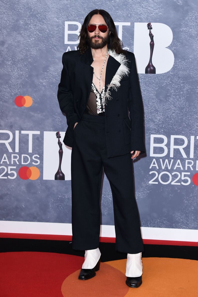 Jared Leto en los Brit Awards 2025.