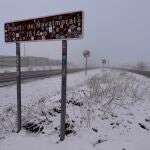 Las carreteras de la provincia de Ávila son las más afectadas por la nieve