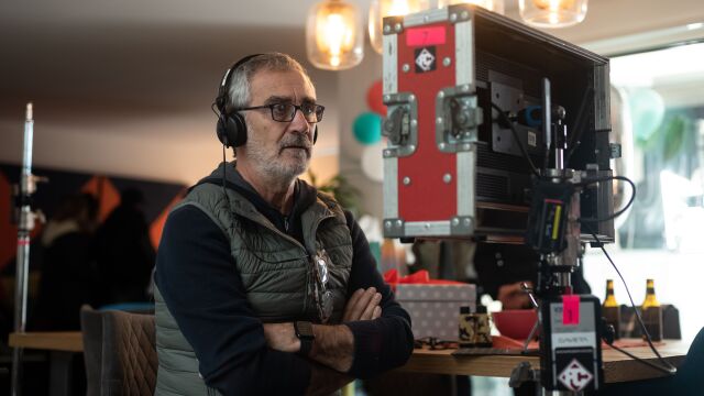 Javier Fesser durante el rodaje de la serie