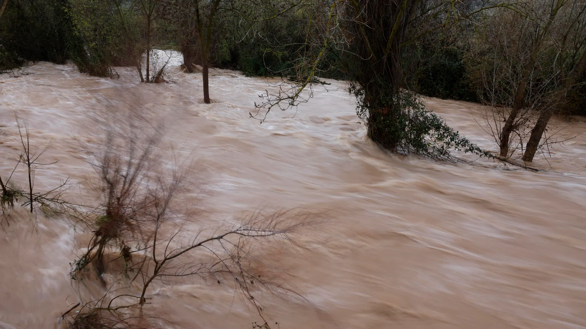 El río Turón a su paso por el Burgo (Málaga)