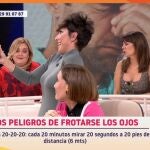 Surrealista momento en 'Y ahora Sonsoles': ¿El tamaño importa? Sonsoles Ónega y Pilar Vidal lo tienen claro