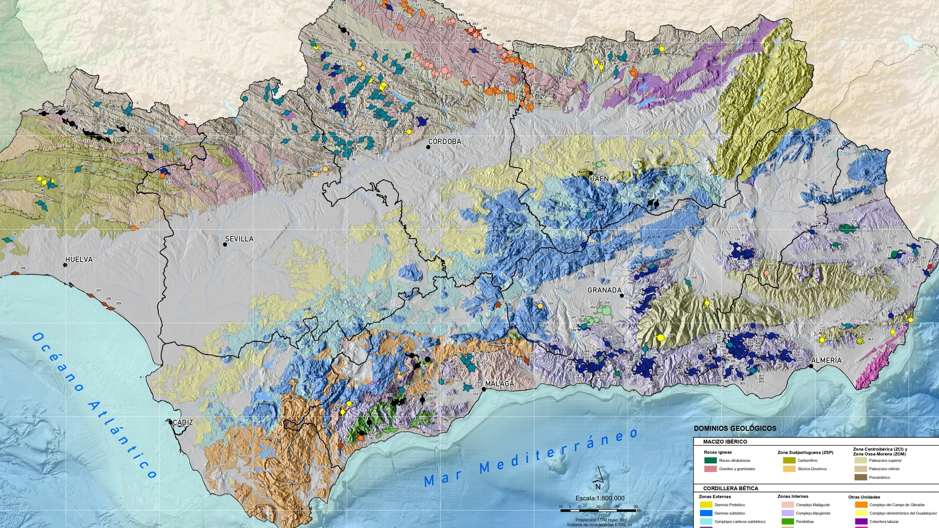 Andalucía es la primera región en España que cuenta ya con su mapa de "tierras raras"
