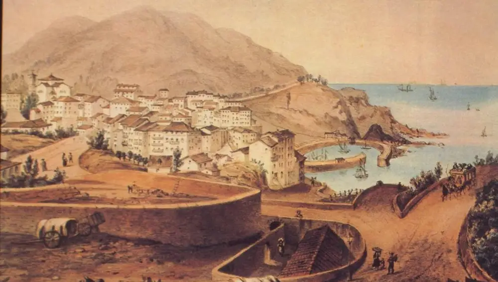 Pintura antigua de Mutriku