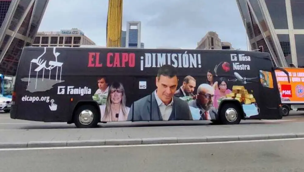 El "Capobus" de Hazte Oír, pasando por Plaza de Castilla