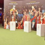 Sala de trofeos de la Federación Española de Fútbol