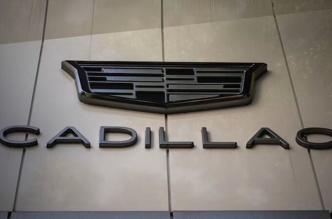 Logo de la marca de automóviles Cadillac.