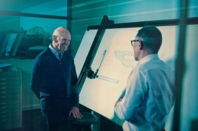 Primera imagen de Adrian Newey en Silverstone