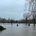 Desbordamiento del río Adaja