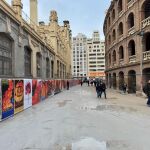 La calle Alicante, en Valencia, abierta parcialmente al tránsito de peatones