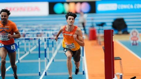 Abel Jordán fue cuarto en 60 vallas en el Europeo de Apeldoorn